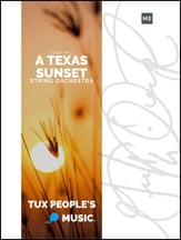A Texas Sunset Orchestra sheet music cover